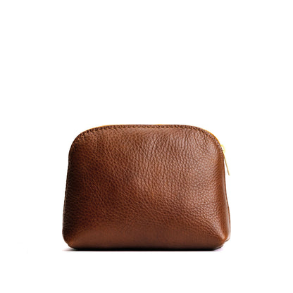 Nuez*Classic | Compact leather pouch with top zipper