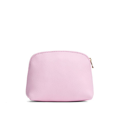 Pinkaboo*Classic | Compact leather pouch with top zipper