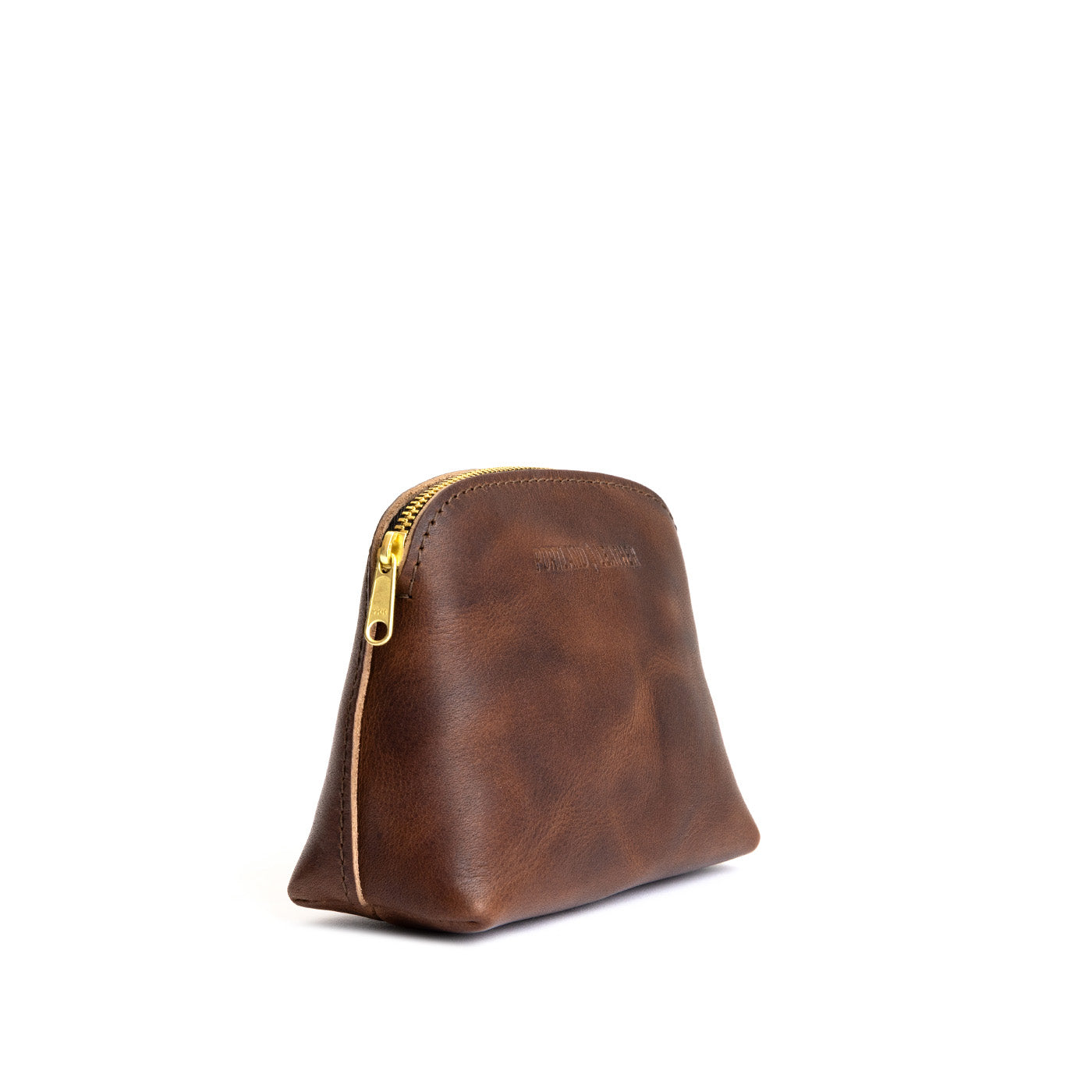 Tamarindo*Classic | Compact leather pouch with top zipper