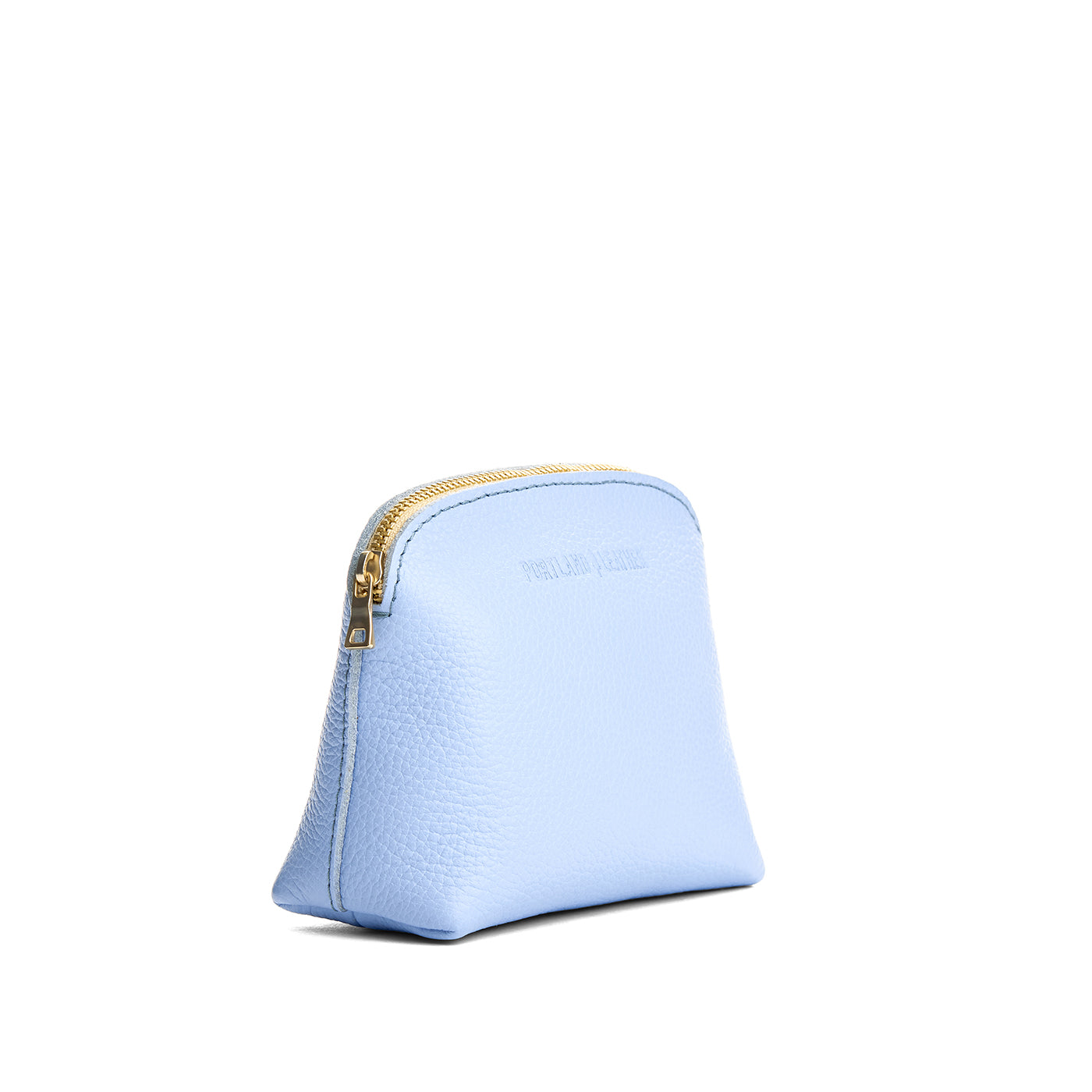 Skyway*Classic | Compact leather pouch with top zipper
