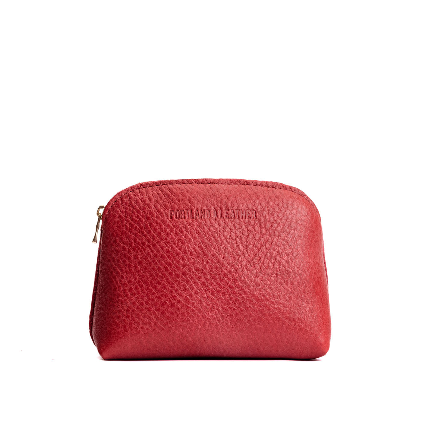 Sugar*Classic | Compact leather pouch with top zipper