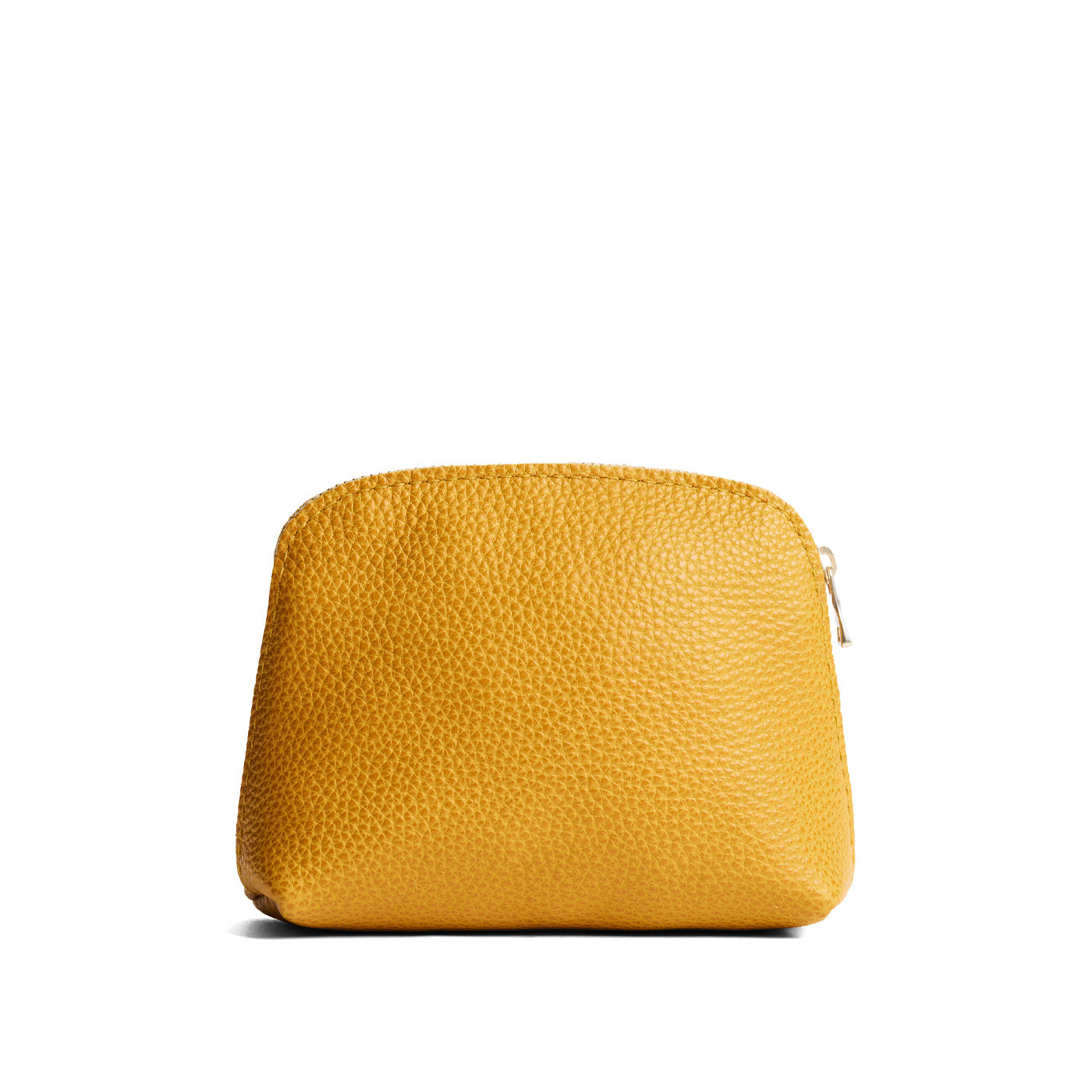 Sunshine*Classic | Compact leather pouch with top zipper