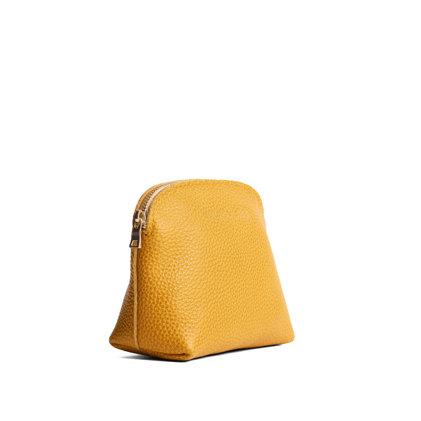 Sunshine*Classic | Compact leather pouch with top zipper