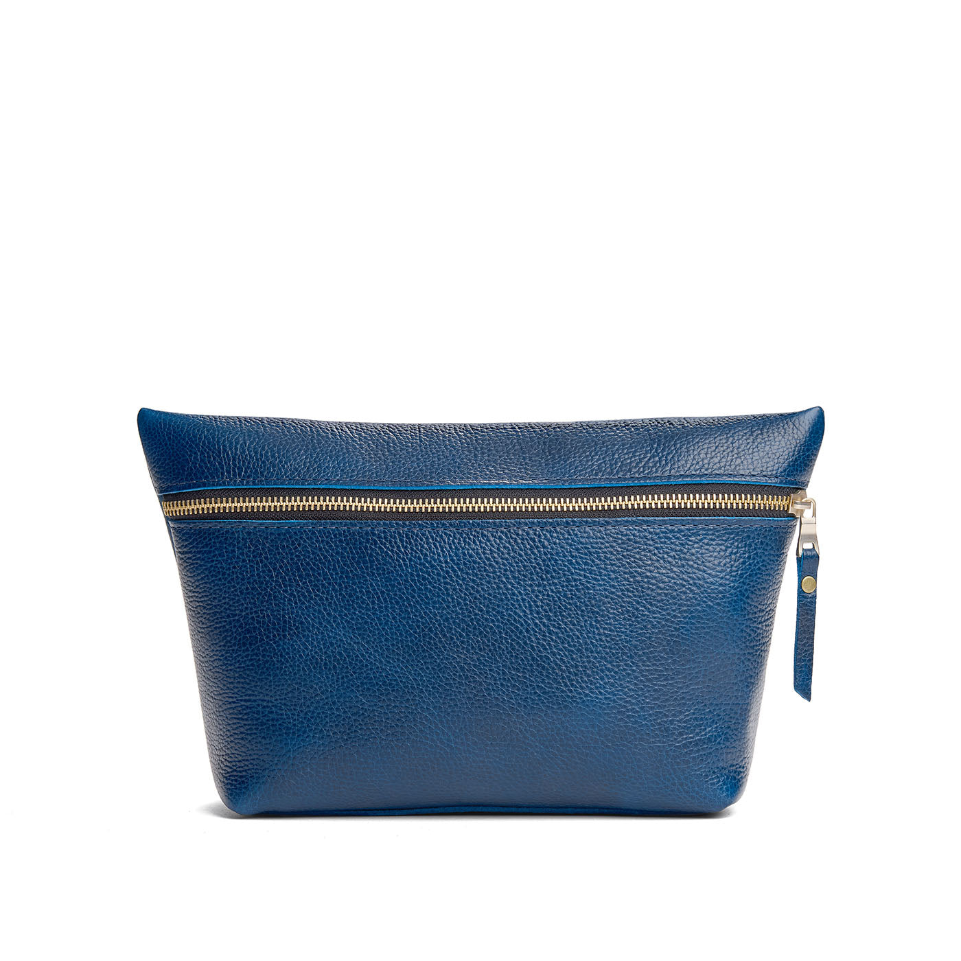 Caspian*Extra Large | Large leather makeup bag with zipper