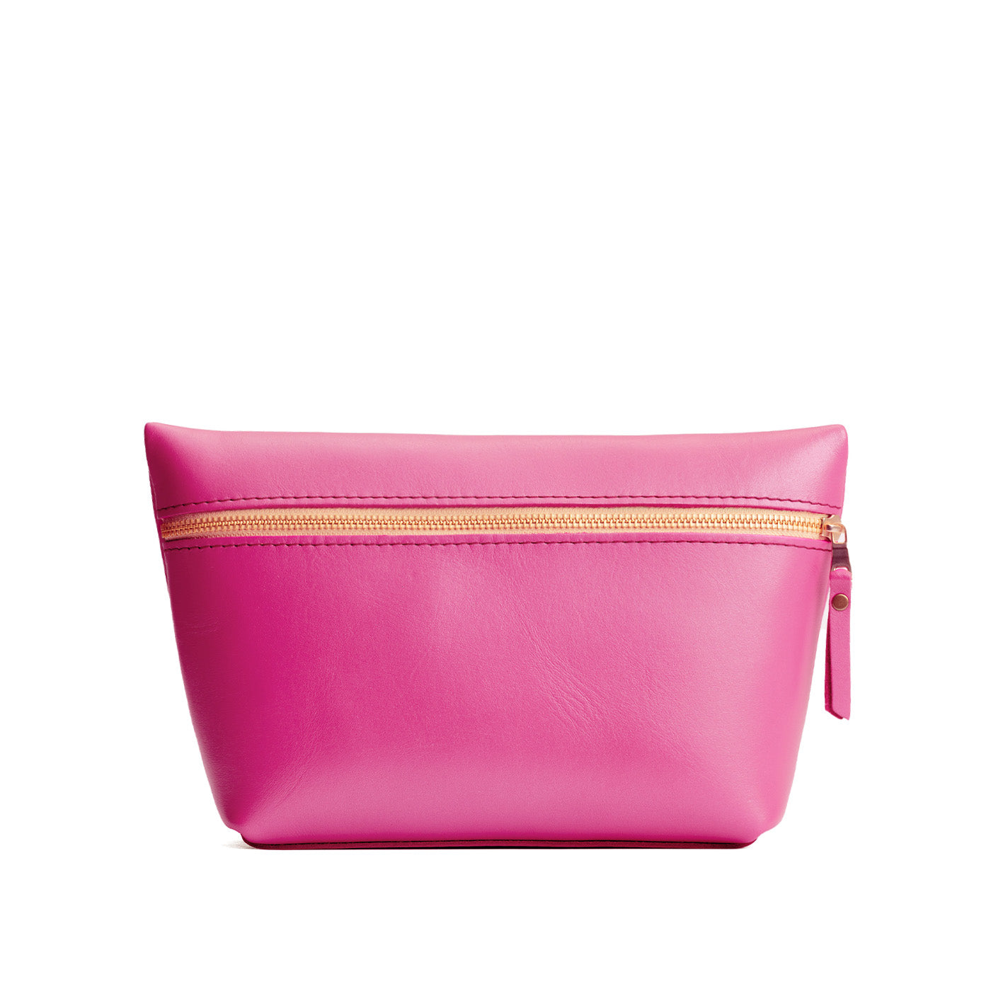 Lip Gloss*Extra Large | Large leather makeup bag with zipper