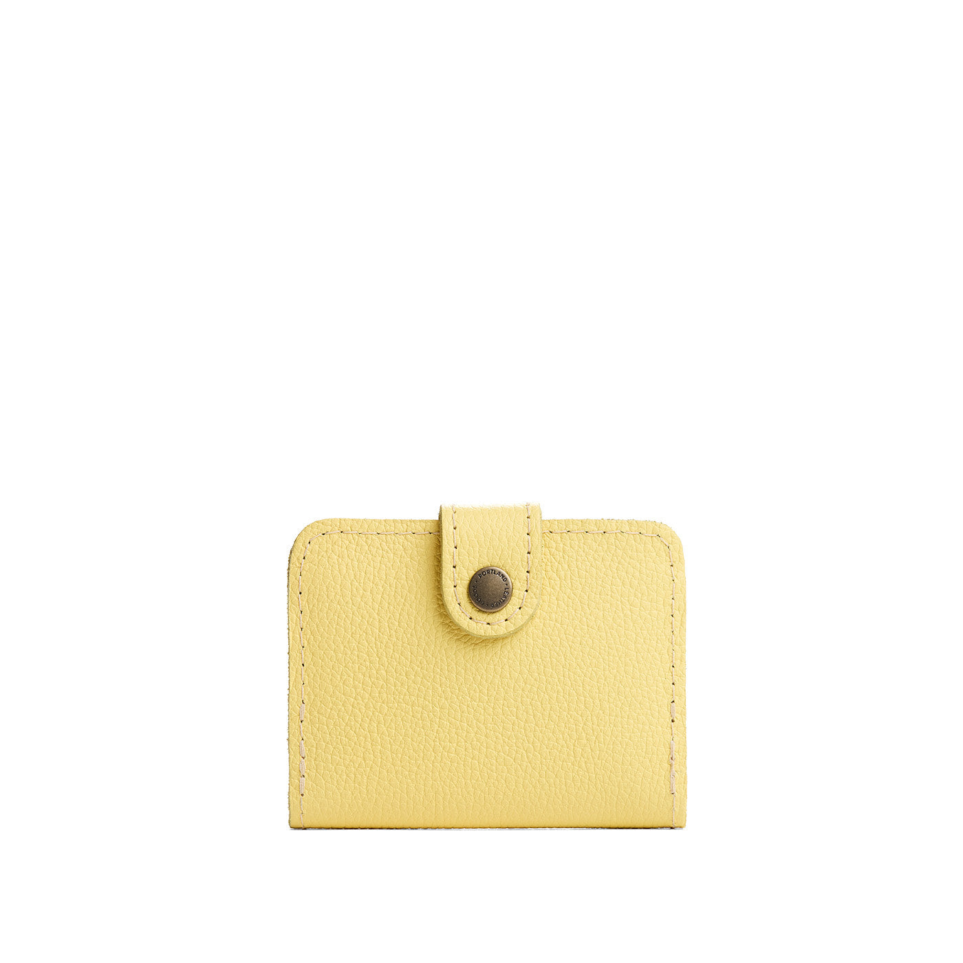 Butter Bliss | Small leather wallet with snap closure