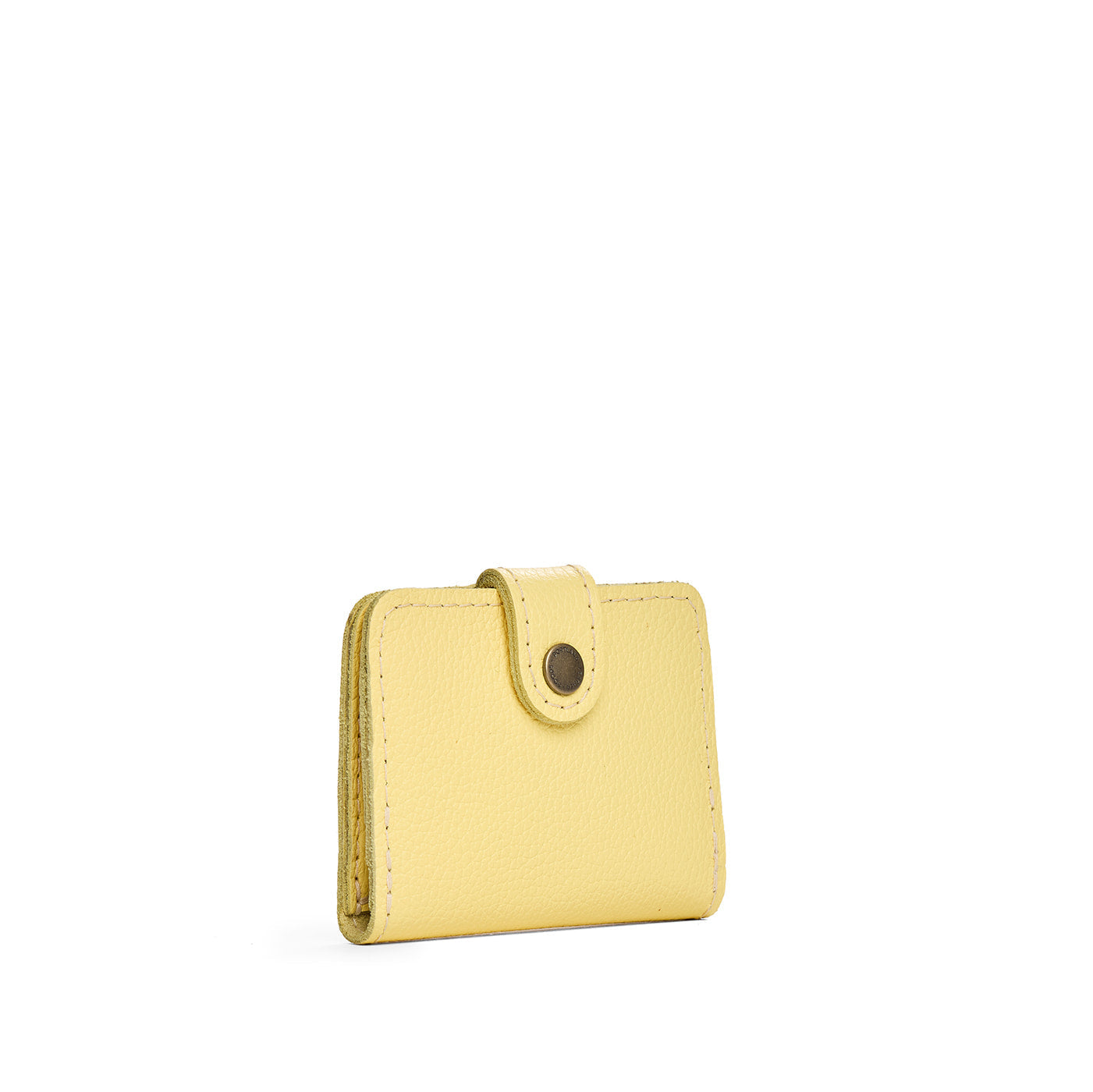 Butter Bliss | Small leather wallet with snap closure