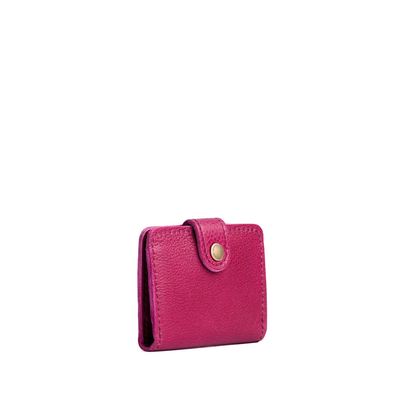 Cosmo | Small leather wallet with snap closed