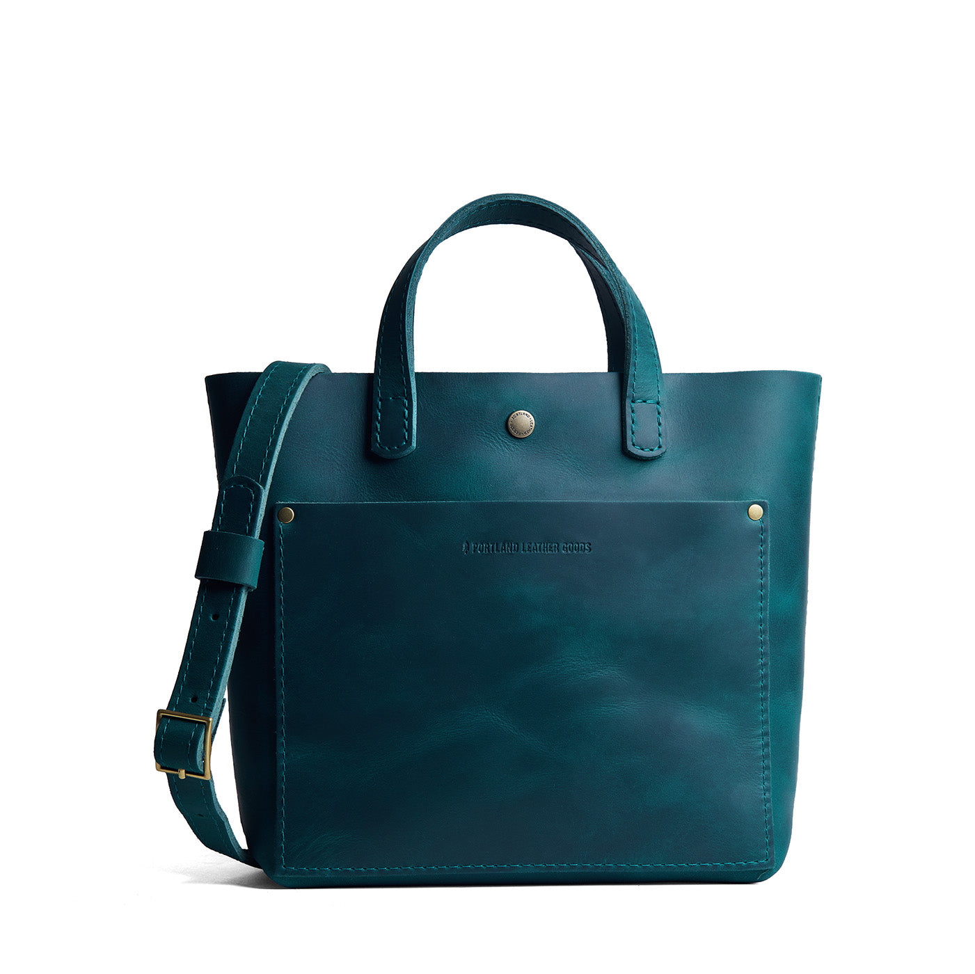 Westward Blue*Classic | Crossbody tote bag with snap closure and front pocket