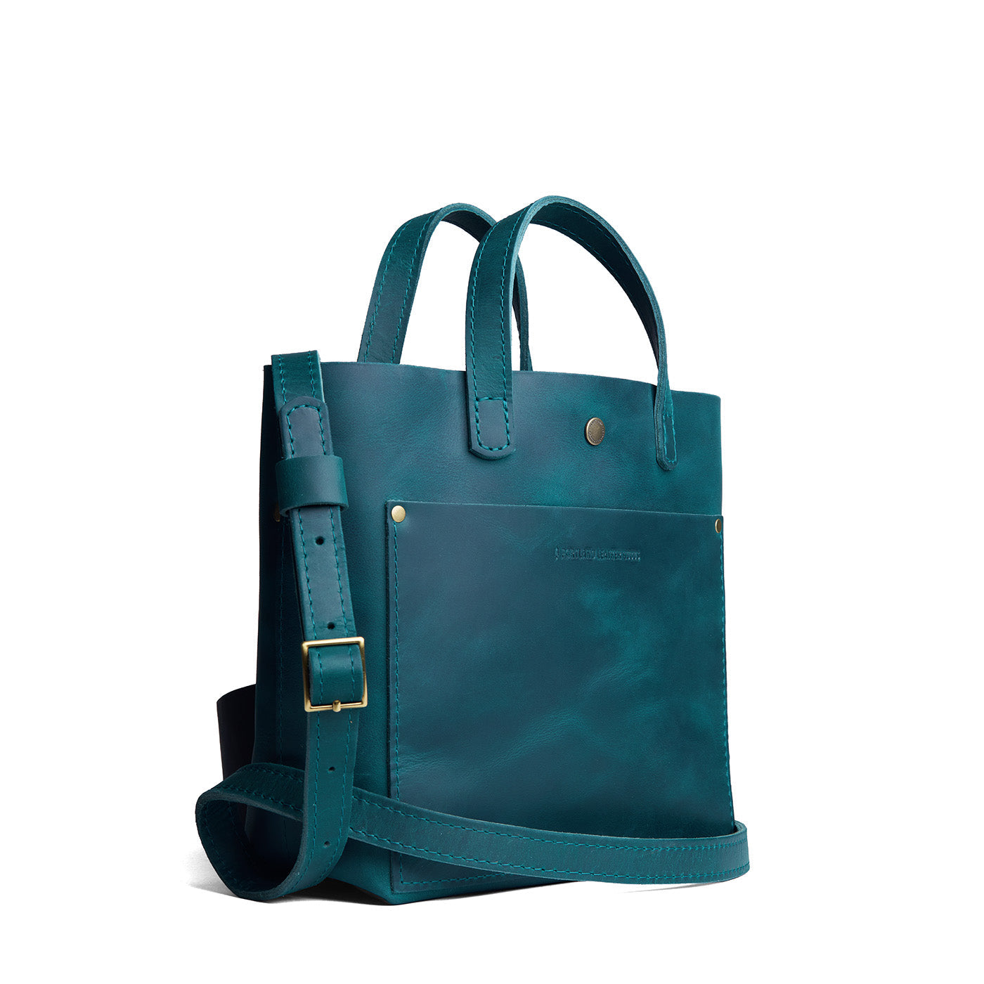 Westward Blue*Classic | Crossbody tote bag with snap closure and front pocket