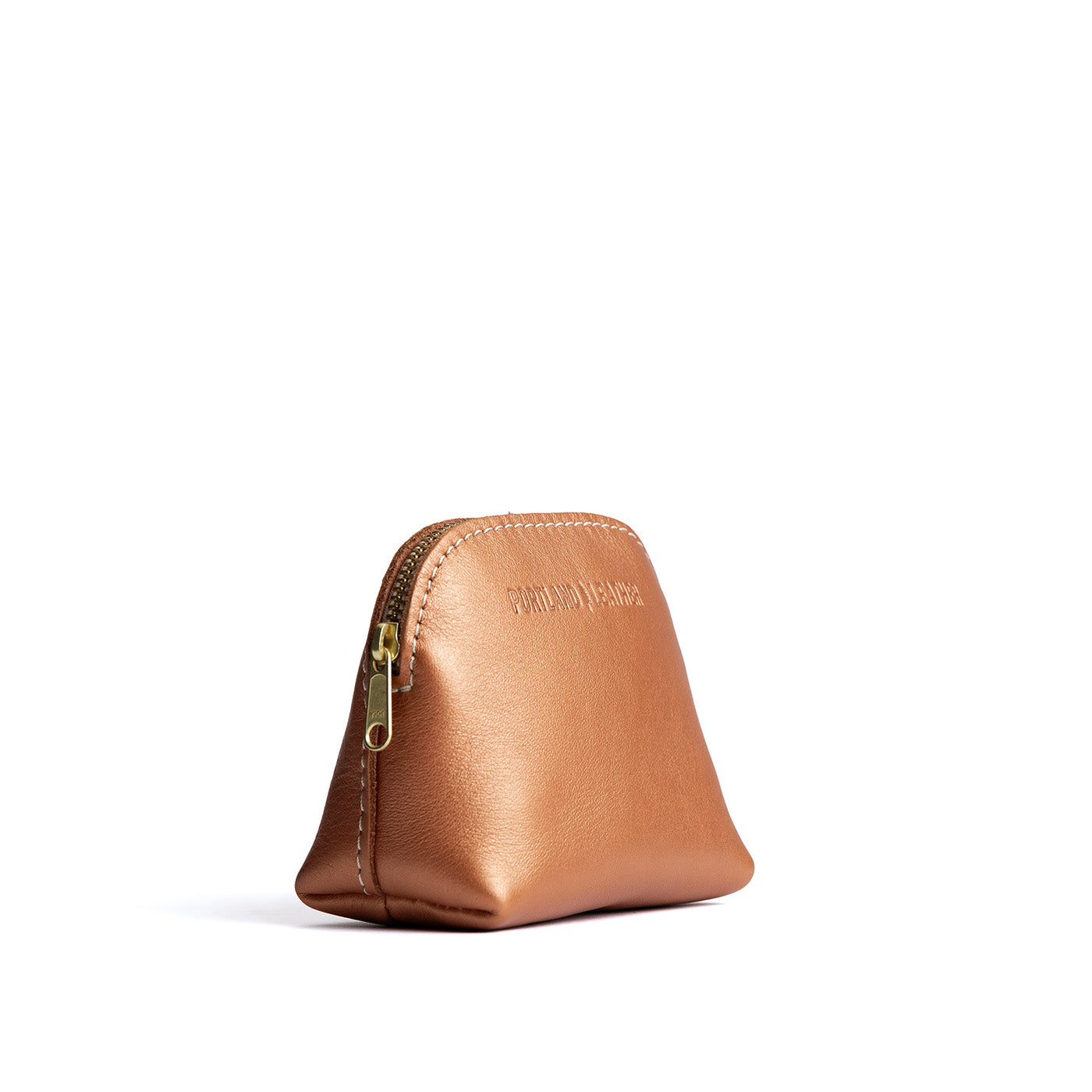 Hava*Mini | Compact leather pouch with top zipper