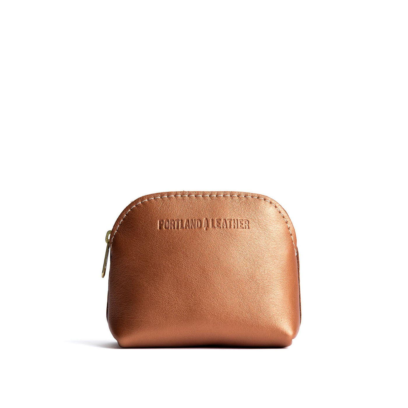 Hava*Mini | Compact leather pouch with top zipper