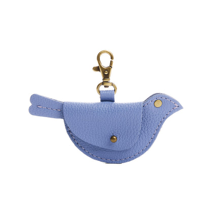 Aster | Bird shaped pouch with button closure and lobster clasp