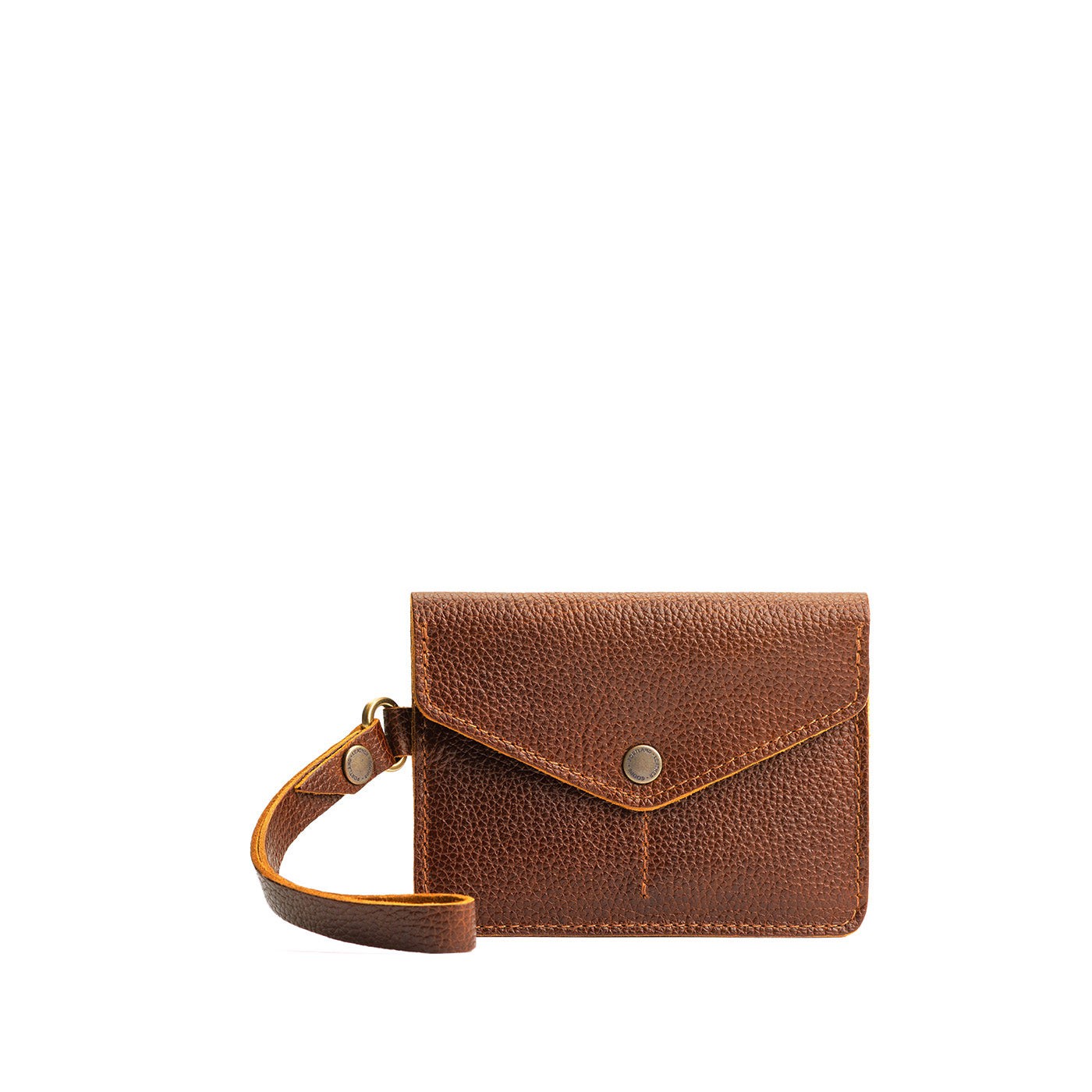 Asheville | Small Leather Passport Wristlet