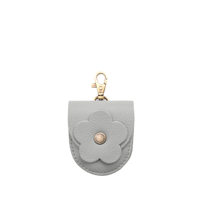 Nimbus | U shaped pouch with leather flower applique