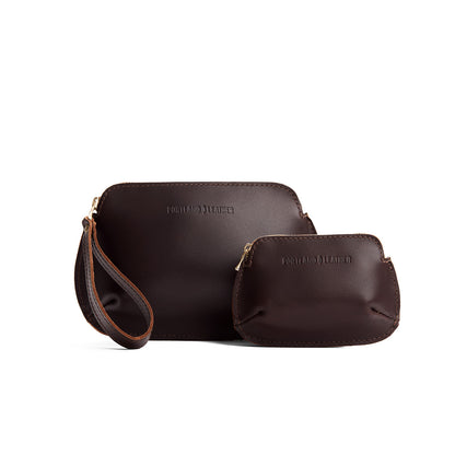 Grizzly | Small and large pouch with top zipper and curved edges