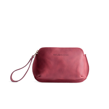 Anemone*Large | Large pouch with top zipper and curved edges