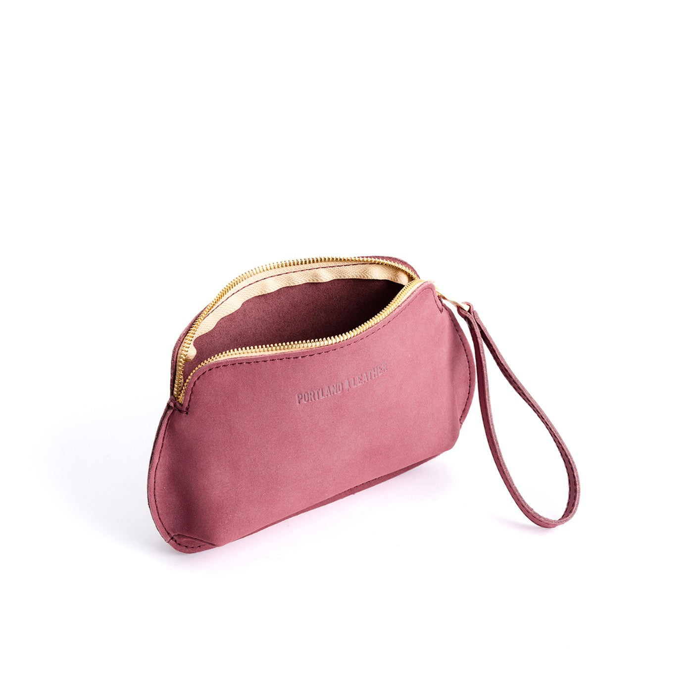 Foxglove*Large | Large pouch with top zipper and curved edges
