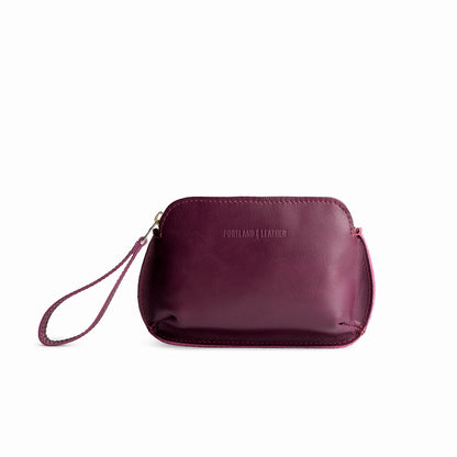 Lollipop*Large | Large pouch with top zipper and curved edges