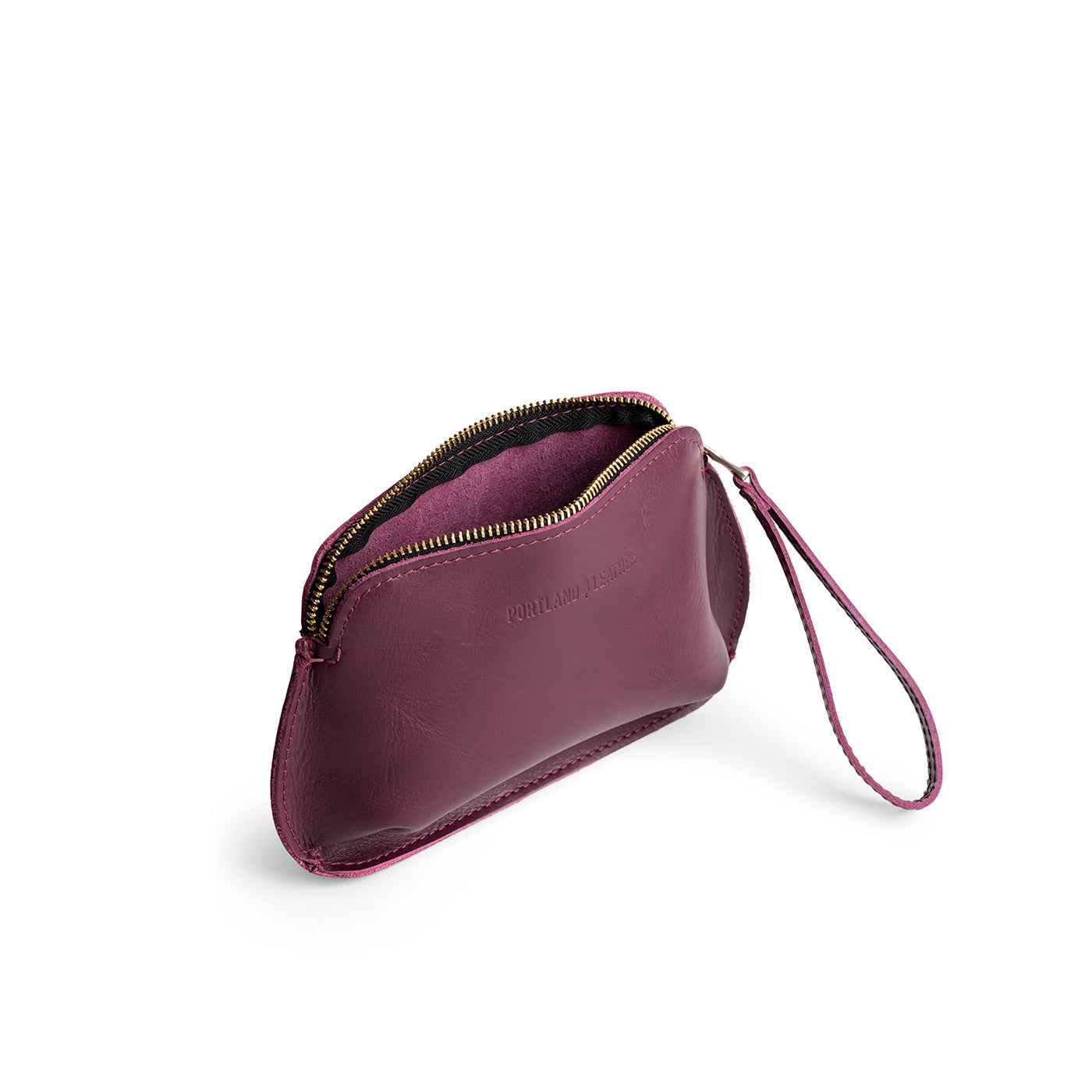 Lollipop*Large | Large pouch with top zipper and curved edges