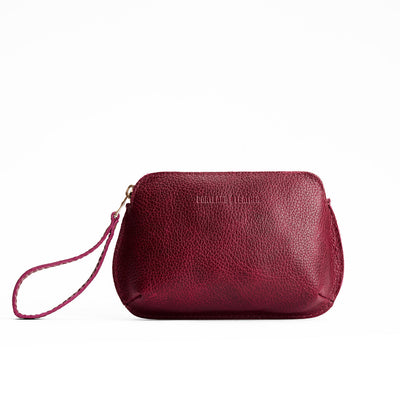 Orchid*Large | Large pouch with top zipper and curved edges