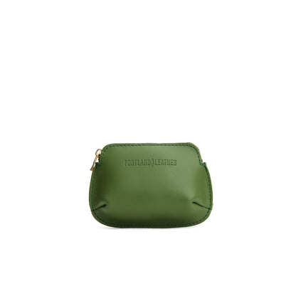 Cactus*Small | Small pouch with top zipper and curved edges