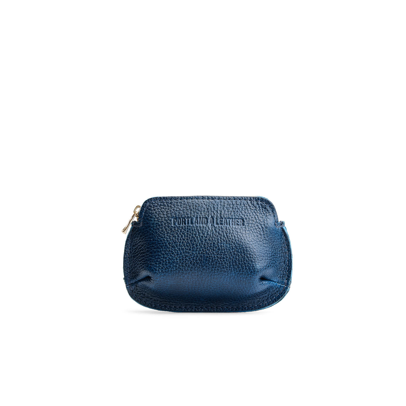 Caspian*Small | Small pouch with top zipper and curved edges