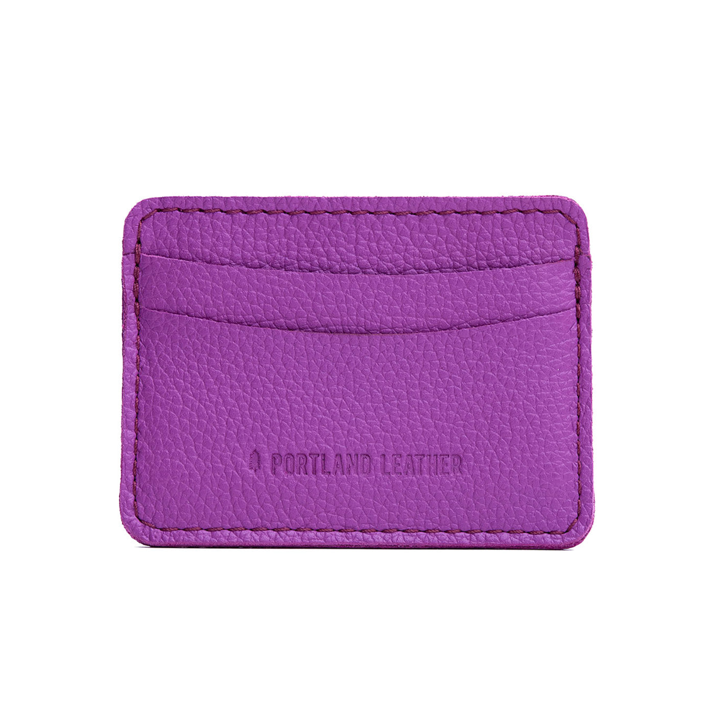 Cattleya | Minimalist leather wallet with card slots and PLG logo