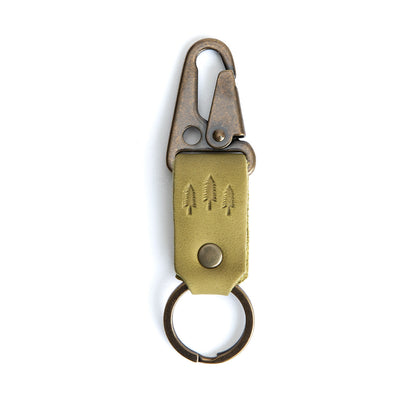 Anjou*Short | leather logo branded keychain