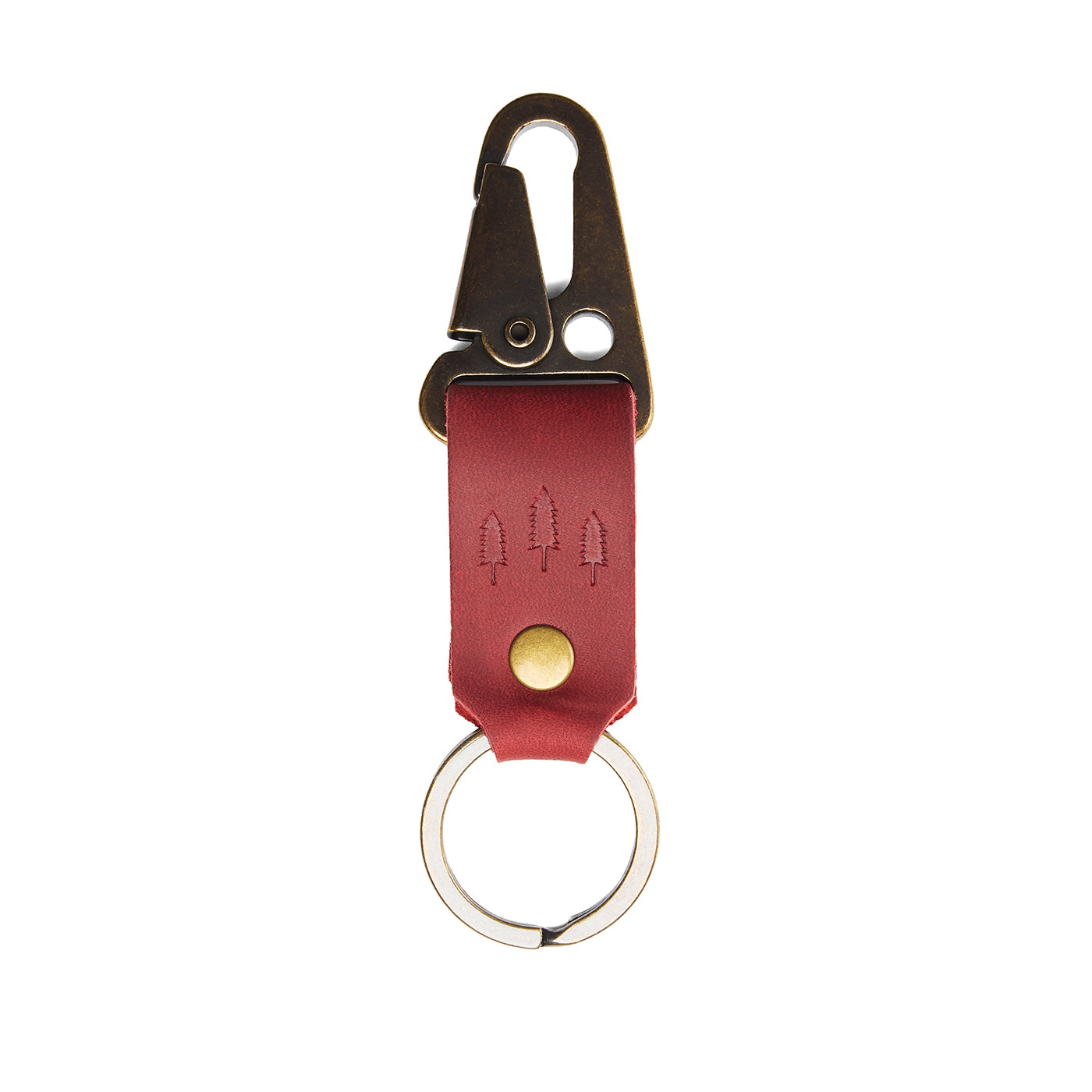 Phoenix*Short | leather logo branded keychain