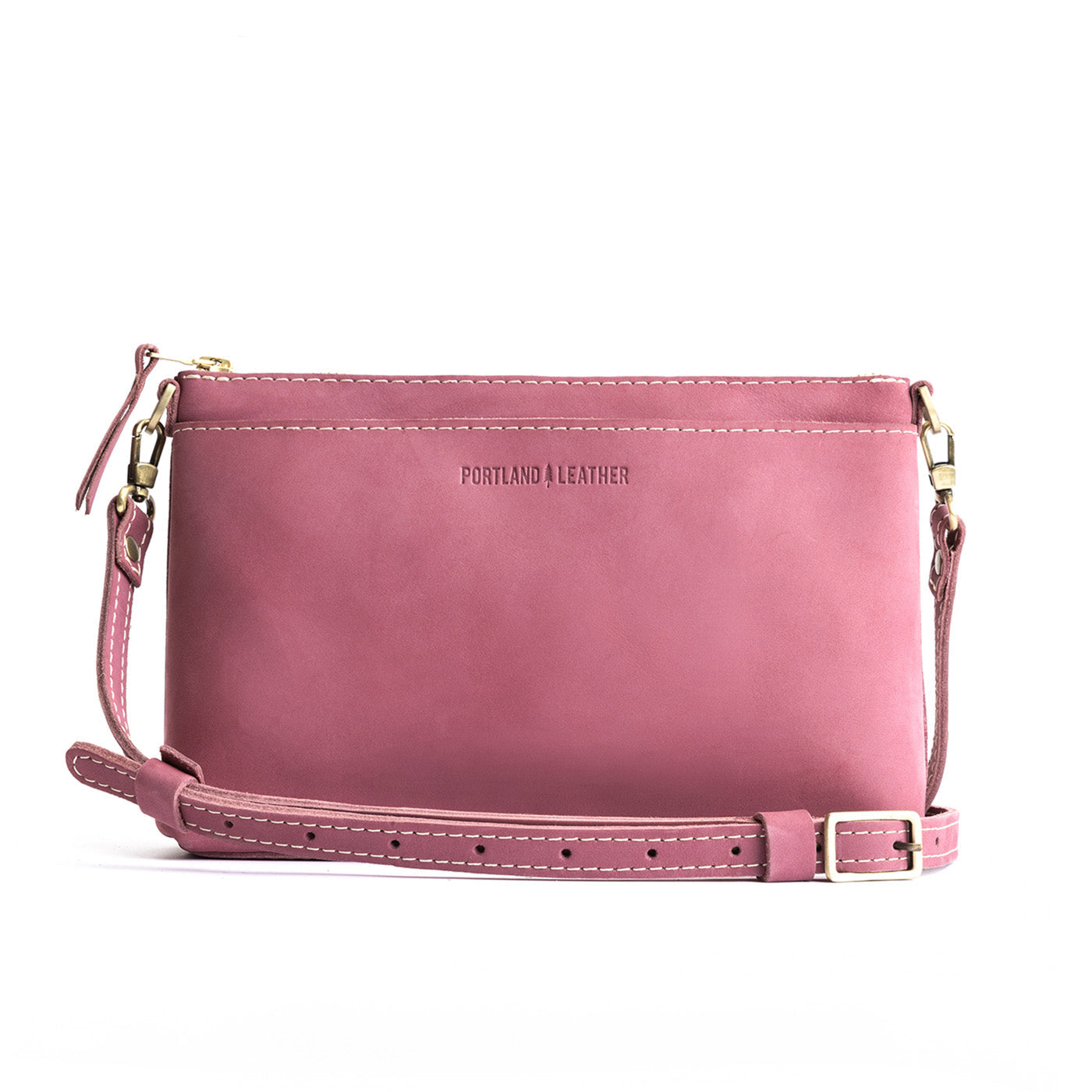 Foxglove*Classic | Zip top petite crossbody bag with detachable strap