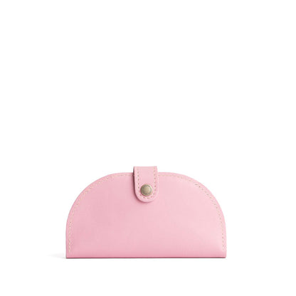 Vintage Pink | Semicircle bifold wallet with snap closure