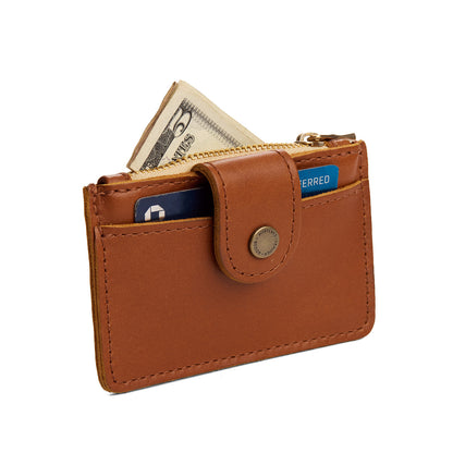 Honey | Compact wallet with snap closure and zippered pouch