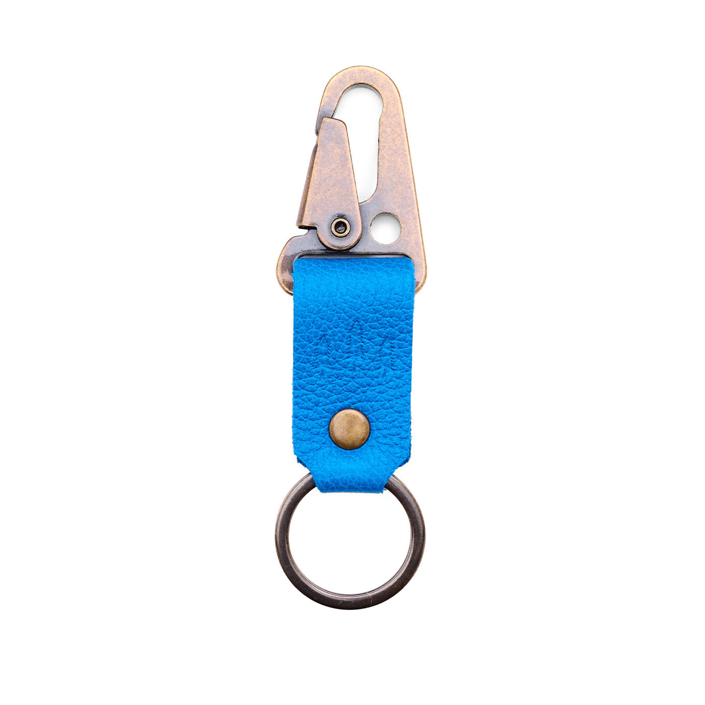 Skydive*Short | leather logo branded keychain
