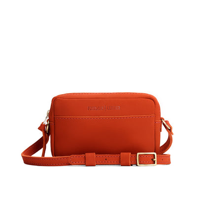 Paprika*Small | Petite rectangular crossbody with adjustable strap