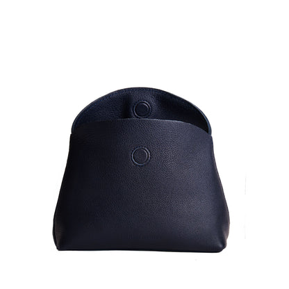 Night Owl | Leather pouch with a folded magnetic closure