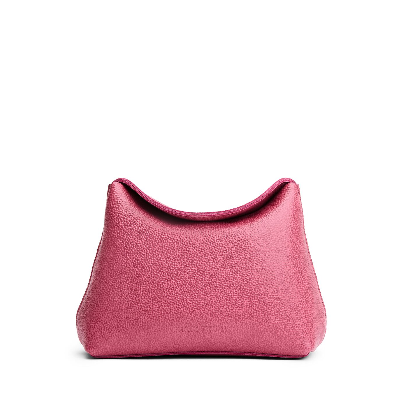 Wild Rose | Leather pouch with a folded magnetic closure