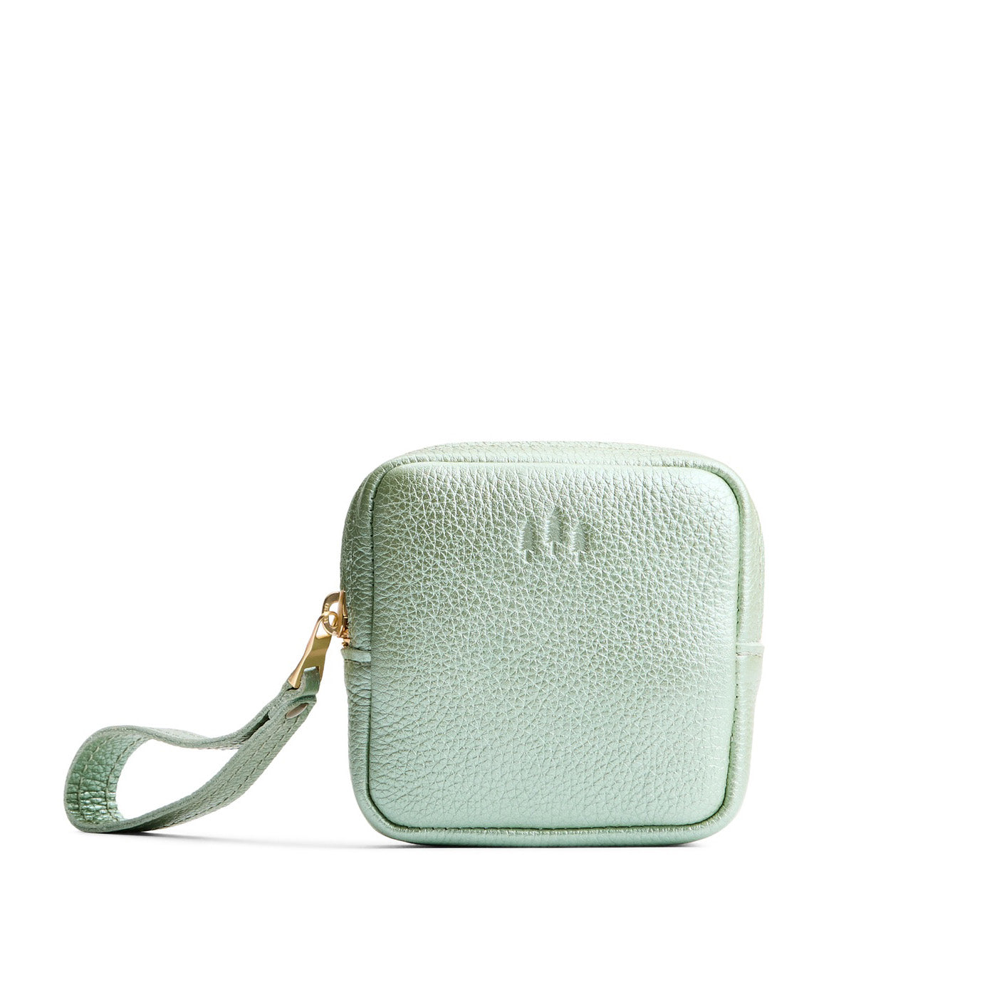 Beetle | Square shaped small zip pouch with wristlet