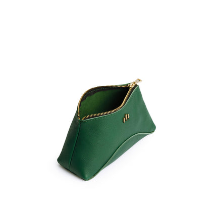 Bacalar | Rectangular makeup bag pouch with top zipper