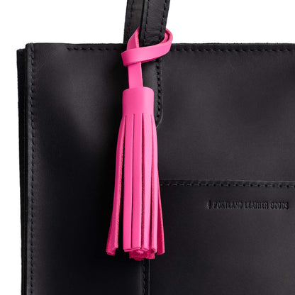 Margot*Large | Fringed leather tassel with leather loop