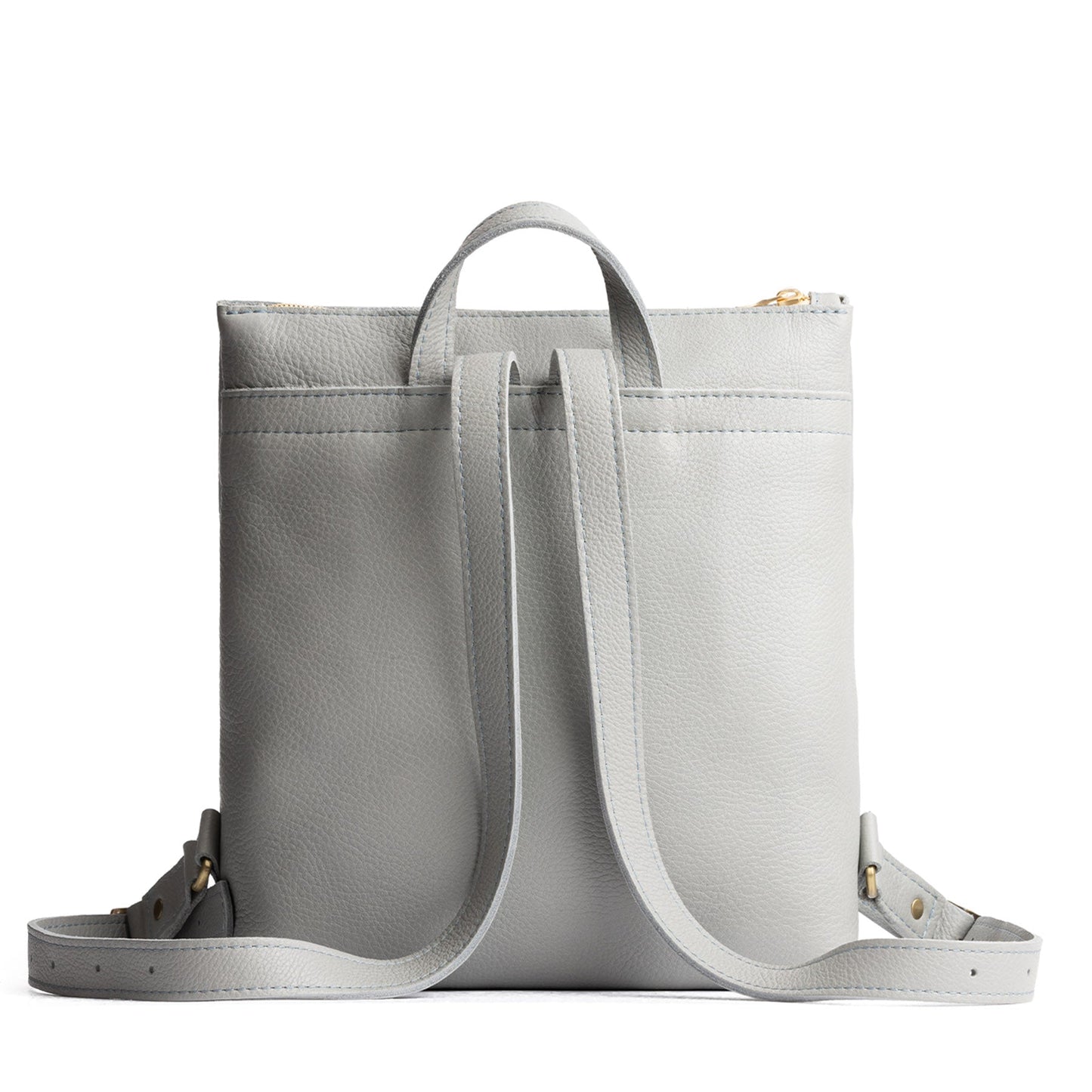 Nimbus*Large | Square slim leather tote backpack