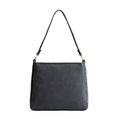 Peppercorn*Small | Triangular shoulder bag with antiqued brass finished hardware
