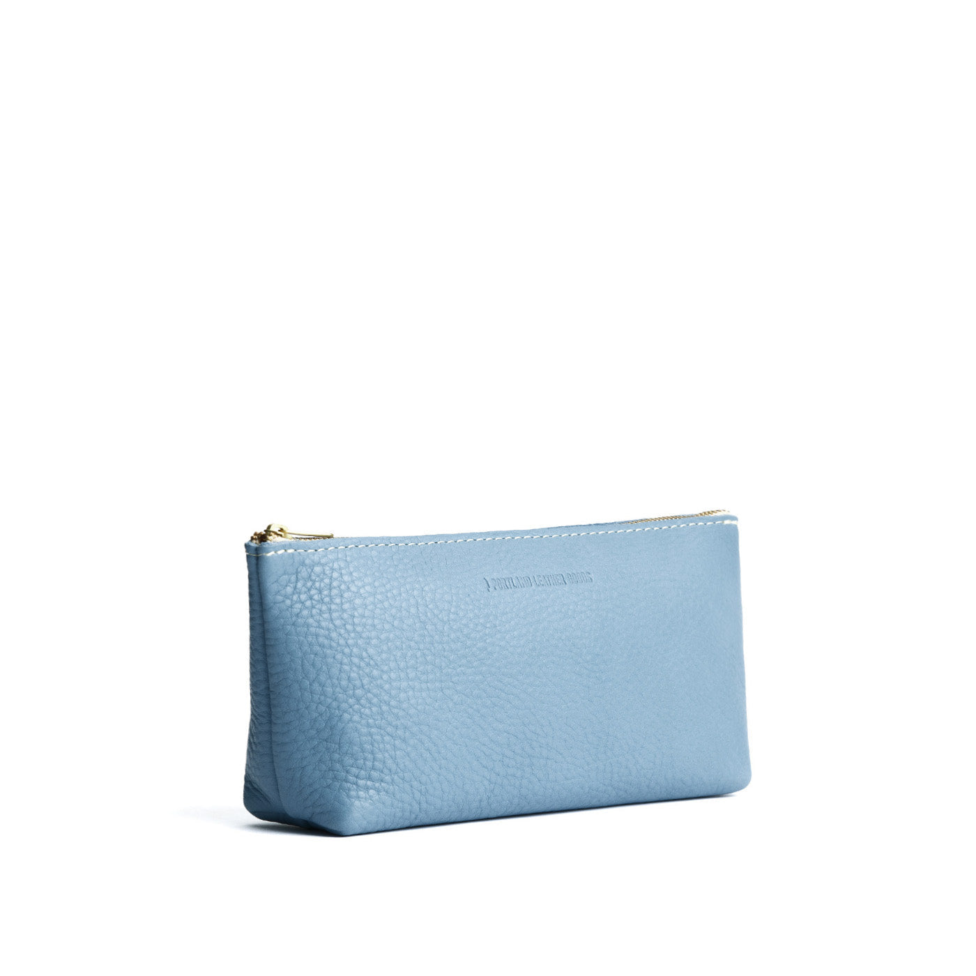 Dream | Leather utility bag pouch with top zipper