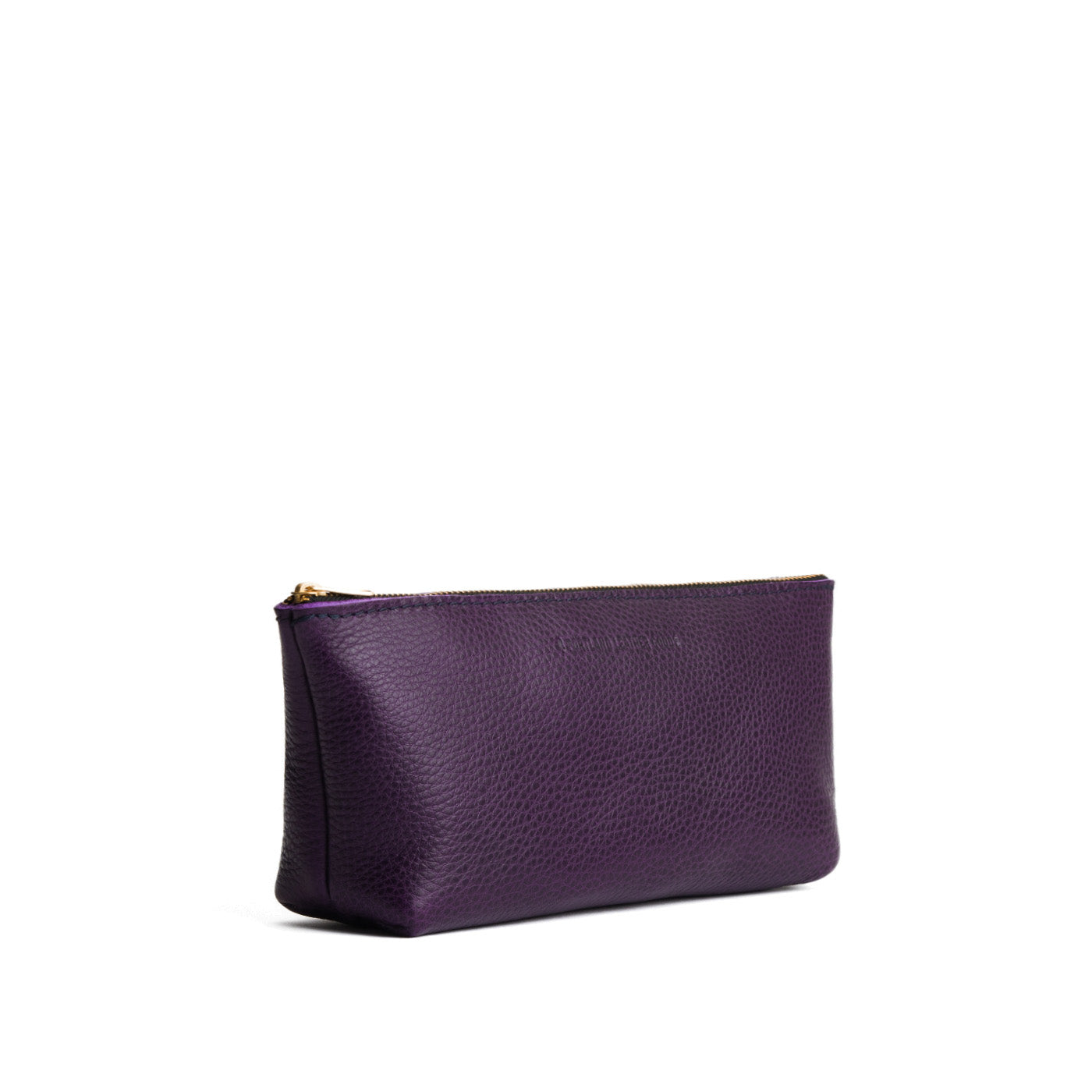 Empire | Leather utility bag pouch with top zipper