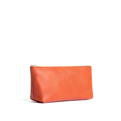 Koi | Leather utility bag pouch with top zipper