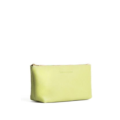 Sugar Snap | Leather utility bag pouch with top zipper