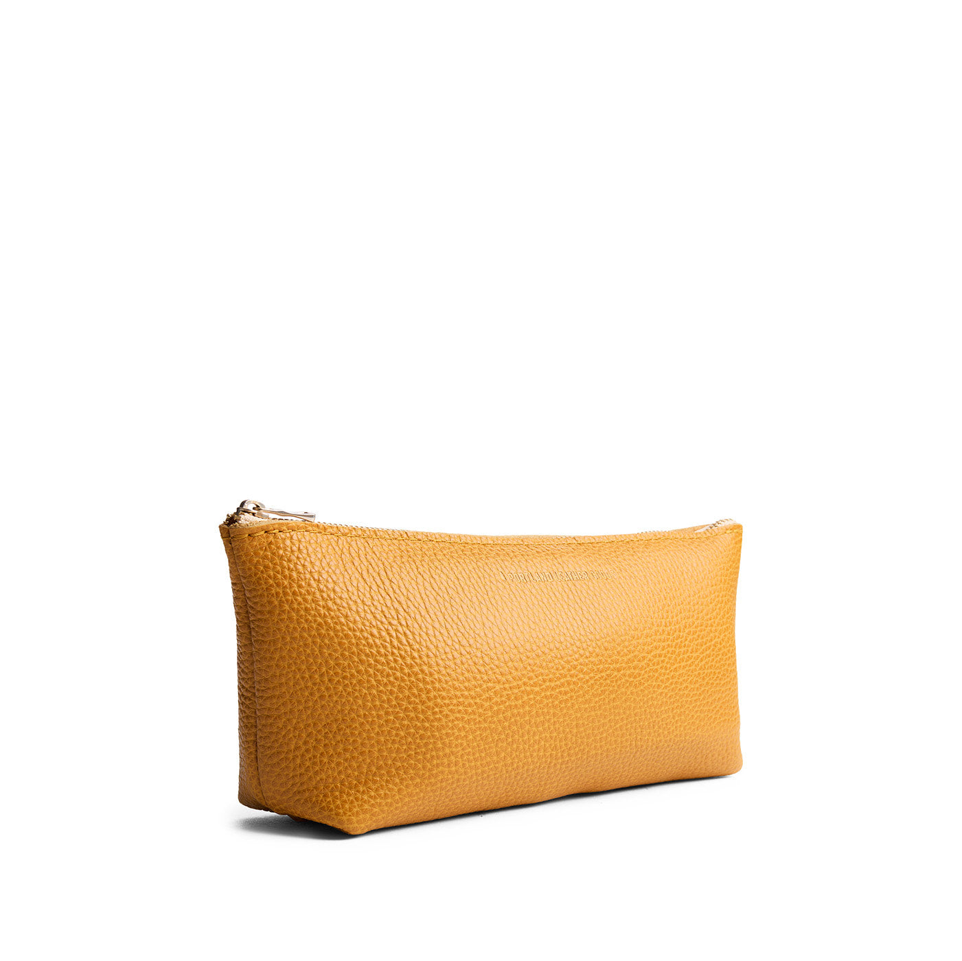 Sunshine | Leather utility bag pouch with top zipper