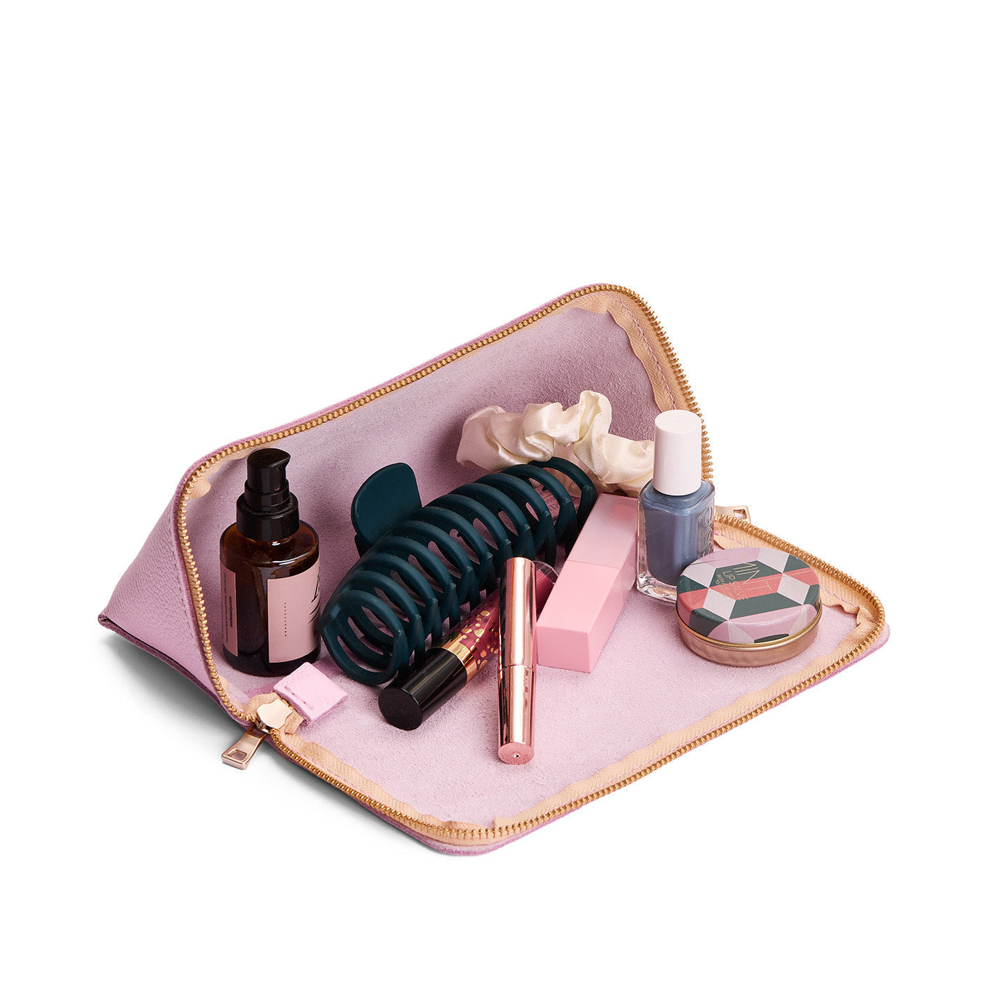 Pinkaboo | Triangular shaped pouch with extra long zipper