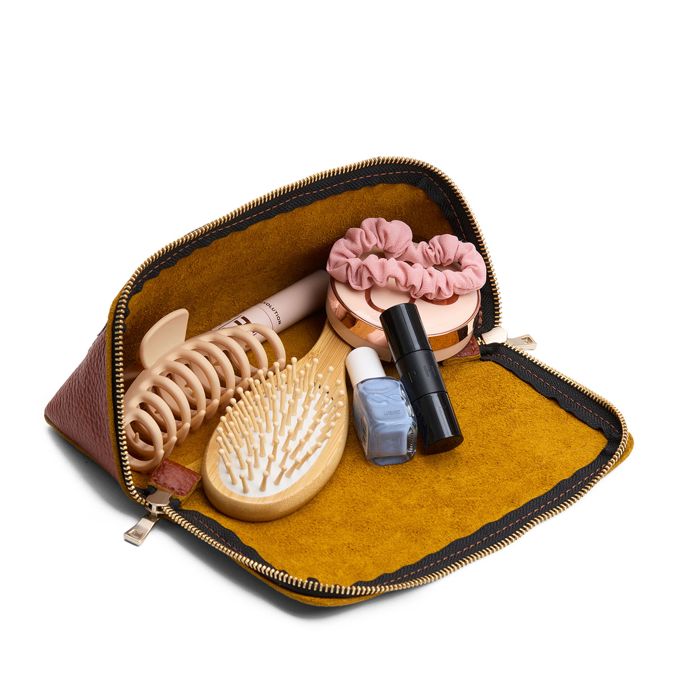 Sienna | Triangular shaped pouch with extra long zipper
