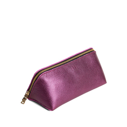 Ultra Violet | Triangular shaped pouch with extra long zipper